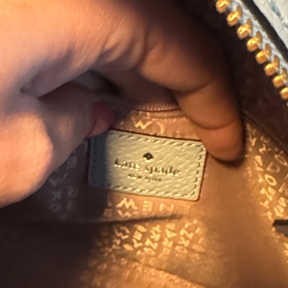 *SOLD* Kate Spade Light Blue Leather Mini Backpack - Picture 8 of 9